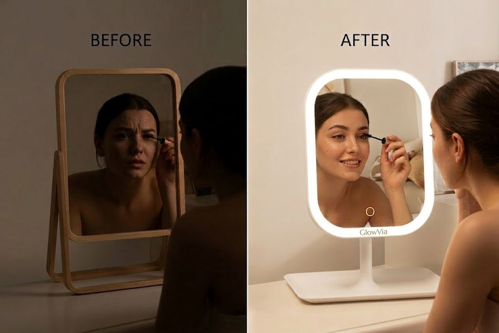 ✨ Glowvia LED Makeup Mirror ✨